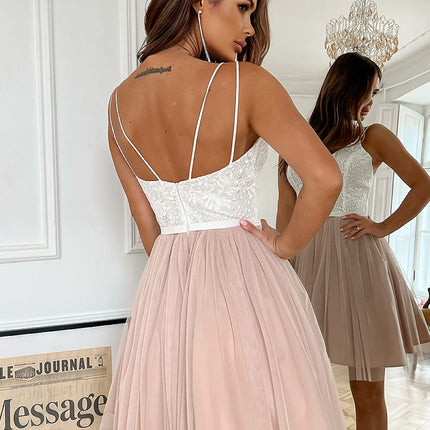 Evening dress Bicotone