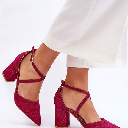 Block heel pumps Step in style