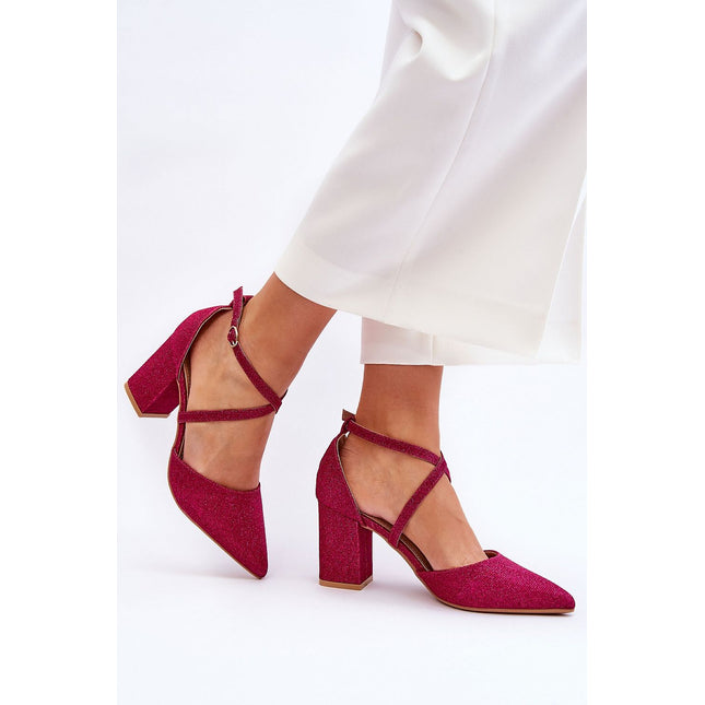 Block heel pumps Step in style