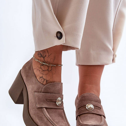 Heeled low shoes Step in style