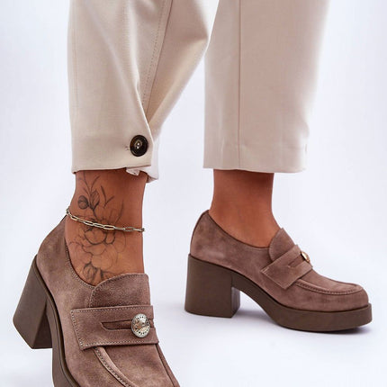 Heeled low shoes Step in style