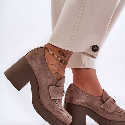 Heeled low shoes Step in style