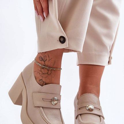 Heeled low shoes Step in style