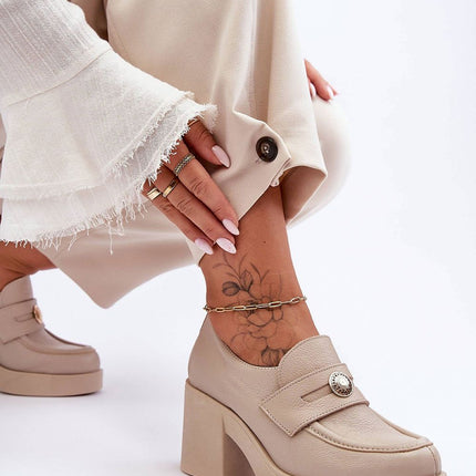 Heeled low shoes Step in style