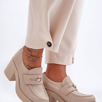 Heeled low shoes Step in style