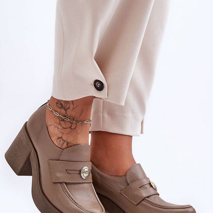 Heeled low shoes Step in style