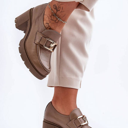Heeled low shoes Step in style