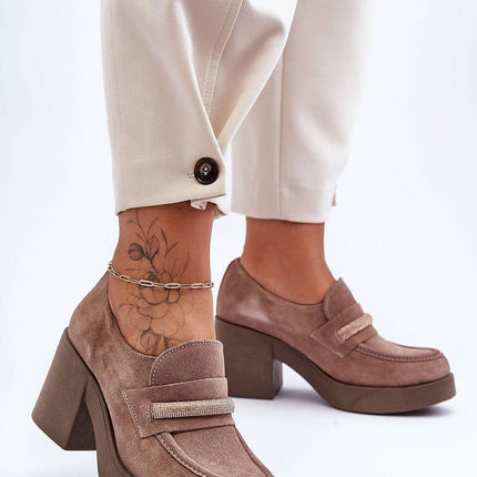 Heeled low shoes Step in style