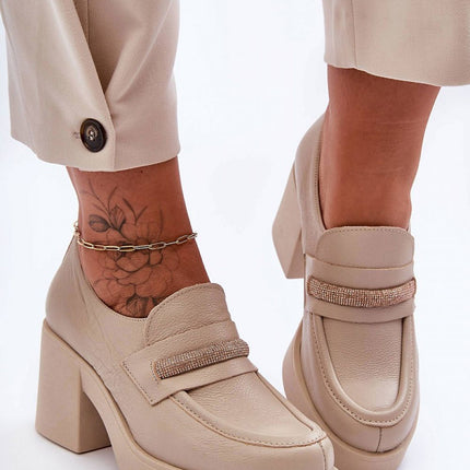 Heeled low shoes Step in style
