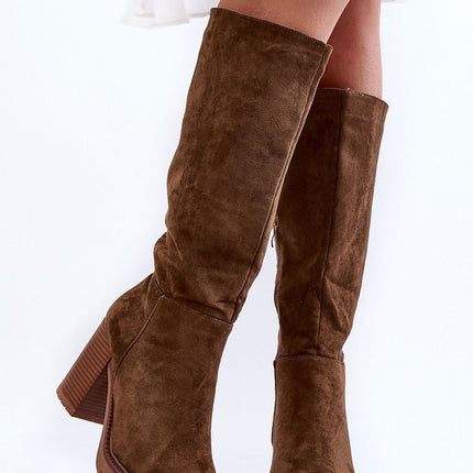 Heel boots Step in style
