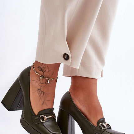 Heel pumps Step in style