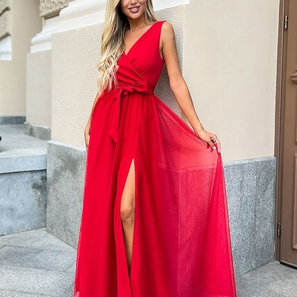 Evening dress Bicotone