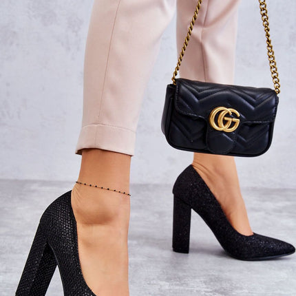 Block heel pumps Step in style