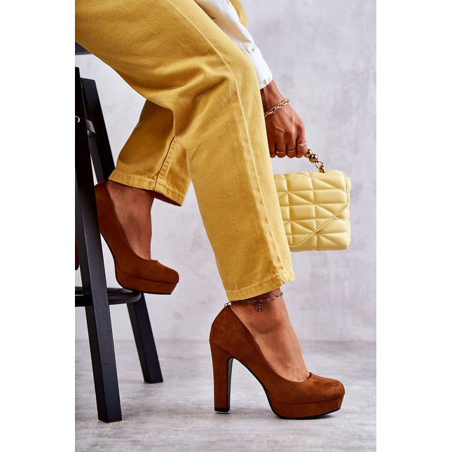 Block heel pumps Step in style